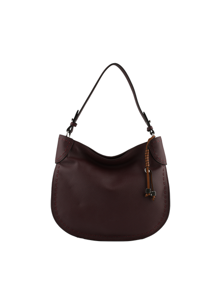 Anaïs - Sac porté épaule bordeaux