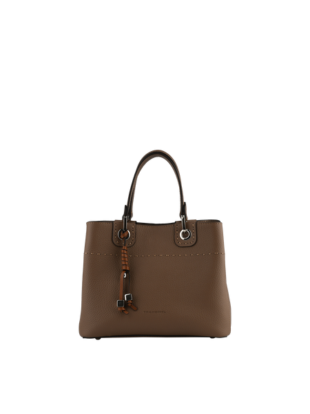 Anaïs - Sac porté main taupe