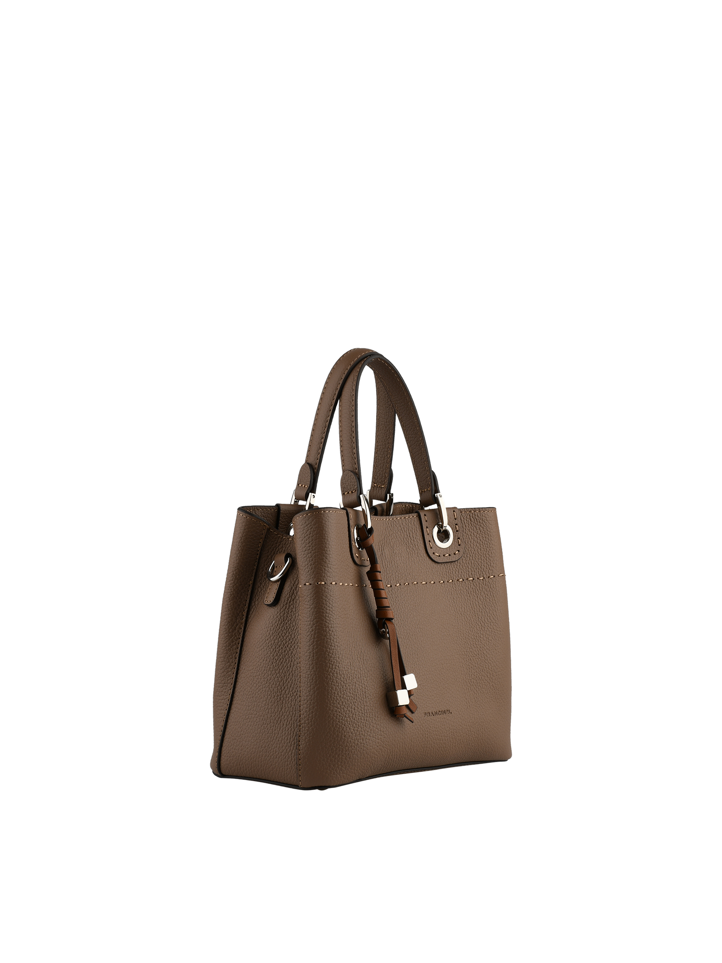 Anaïs - Sac porté main taupe