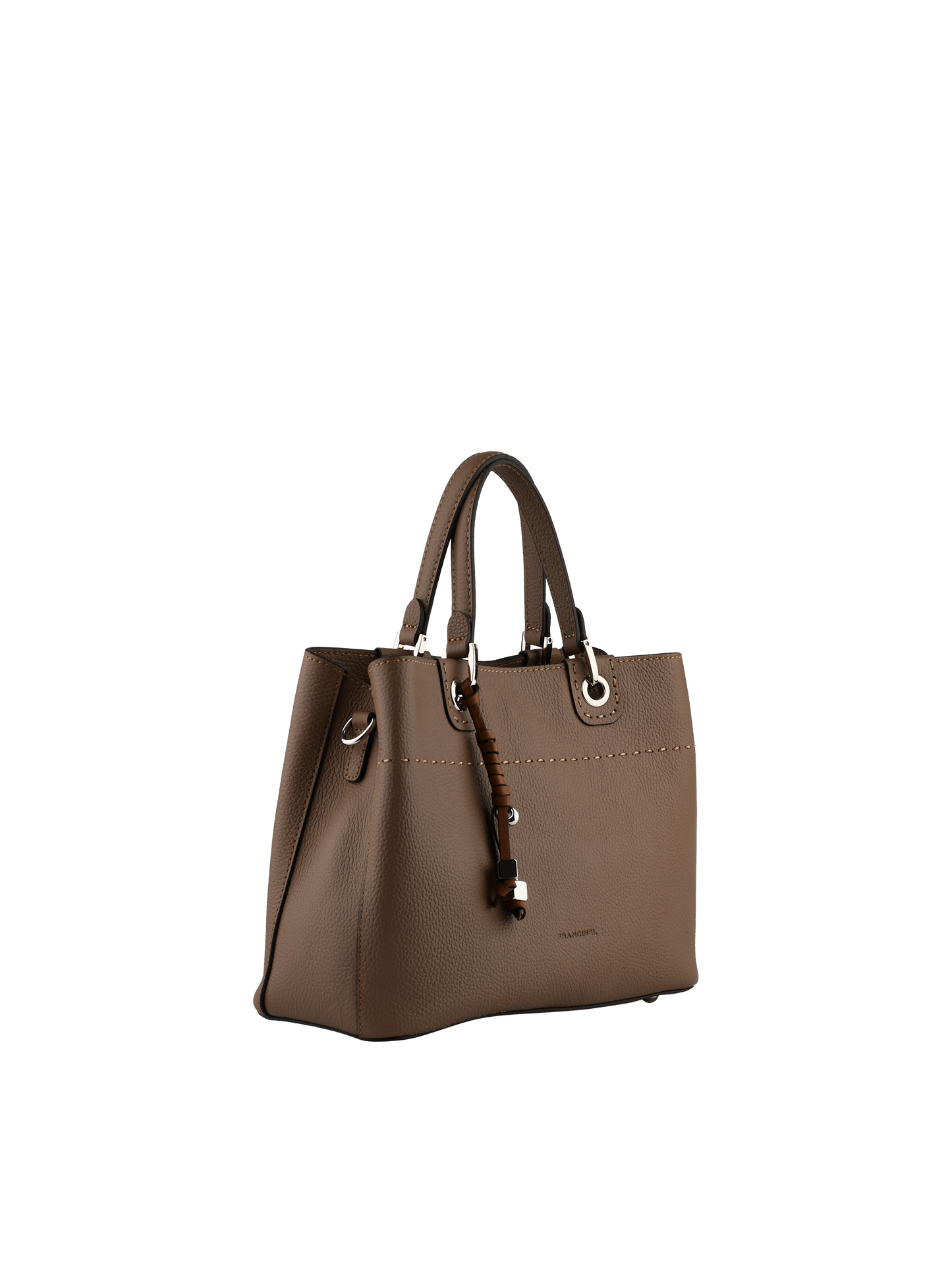 Anaïs - Sac porté main taupe