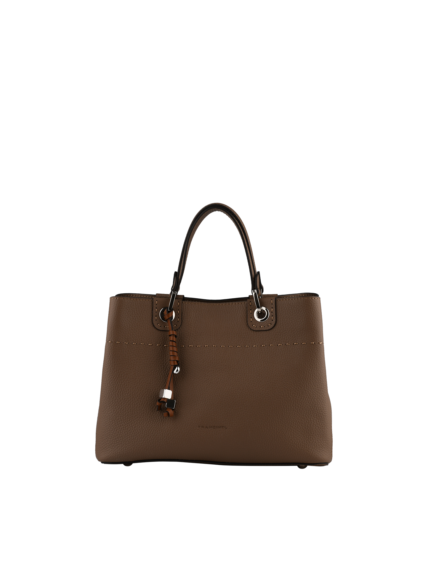 Anaïs - Sac porté main taupe