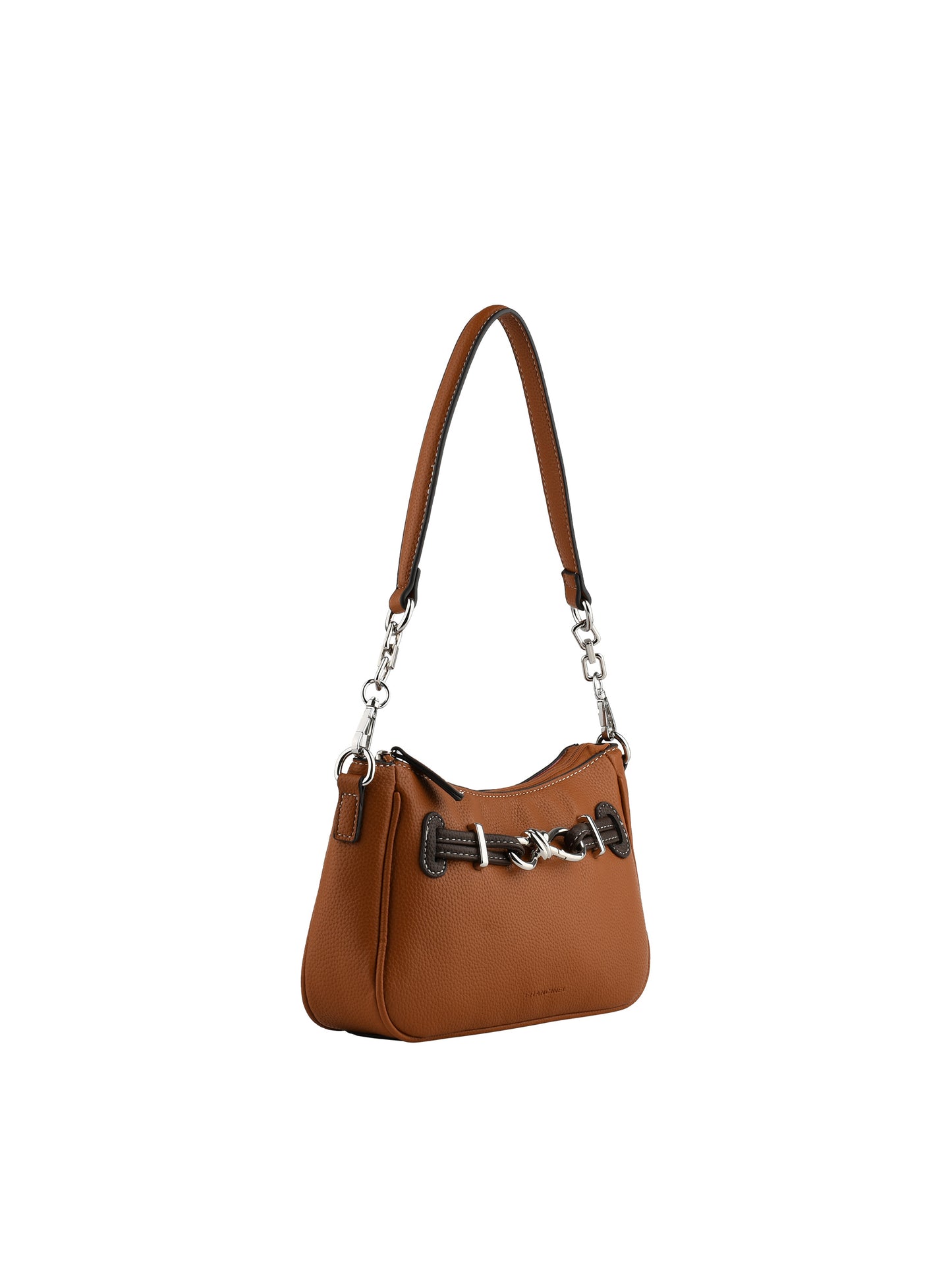 Clarence - Sac porté épaule camel/marron