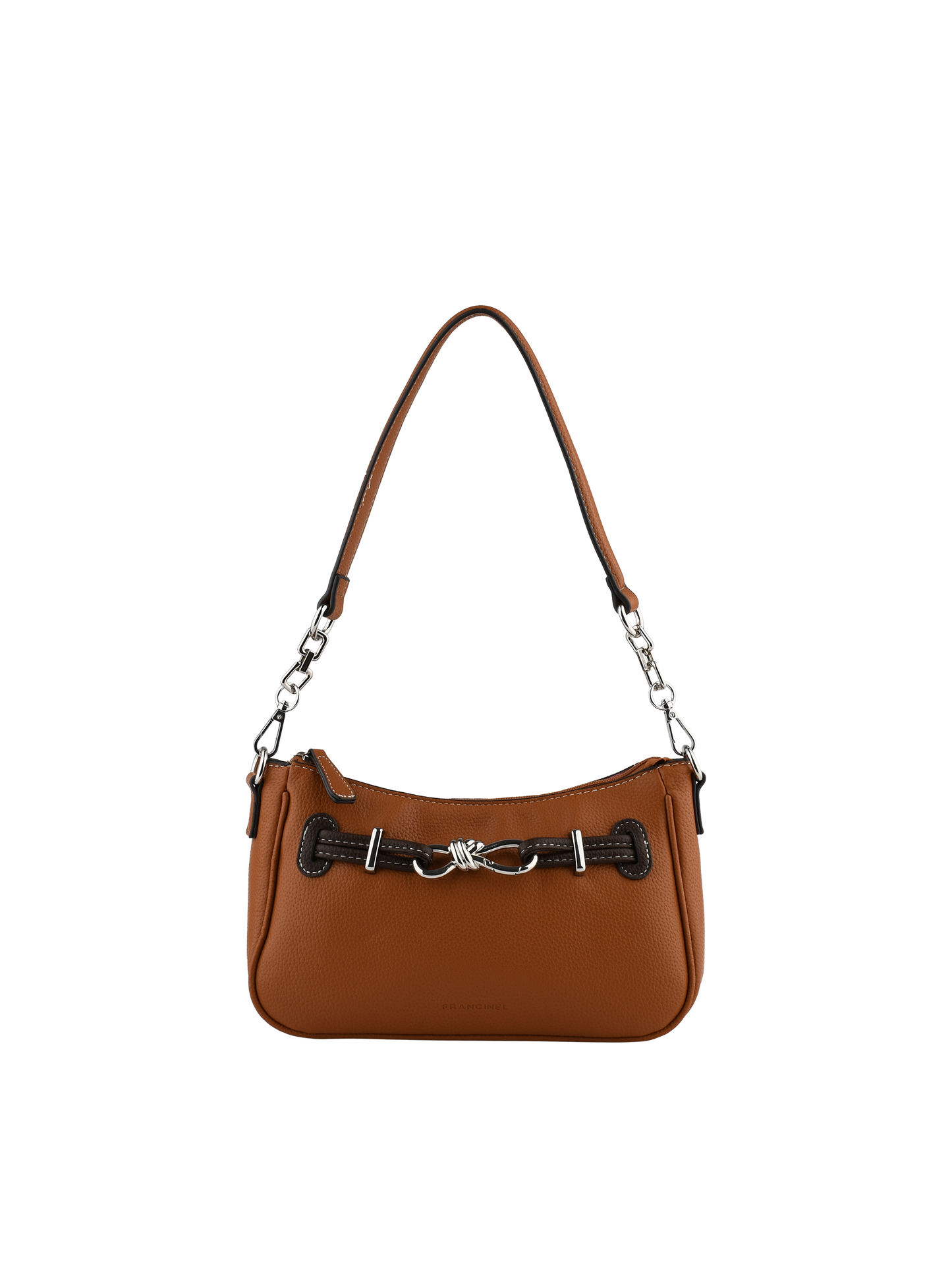 Clarence - Sac porté épaule camel/marron