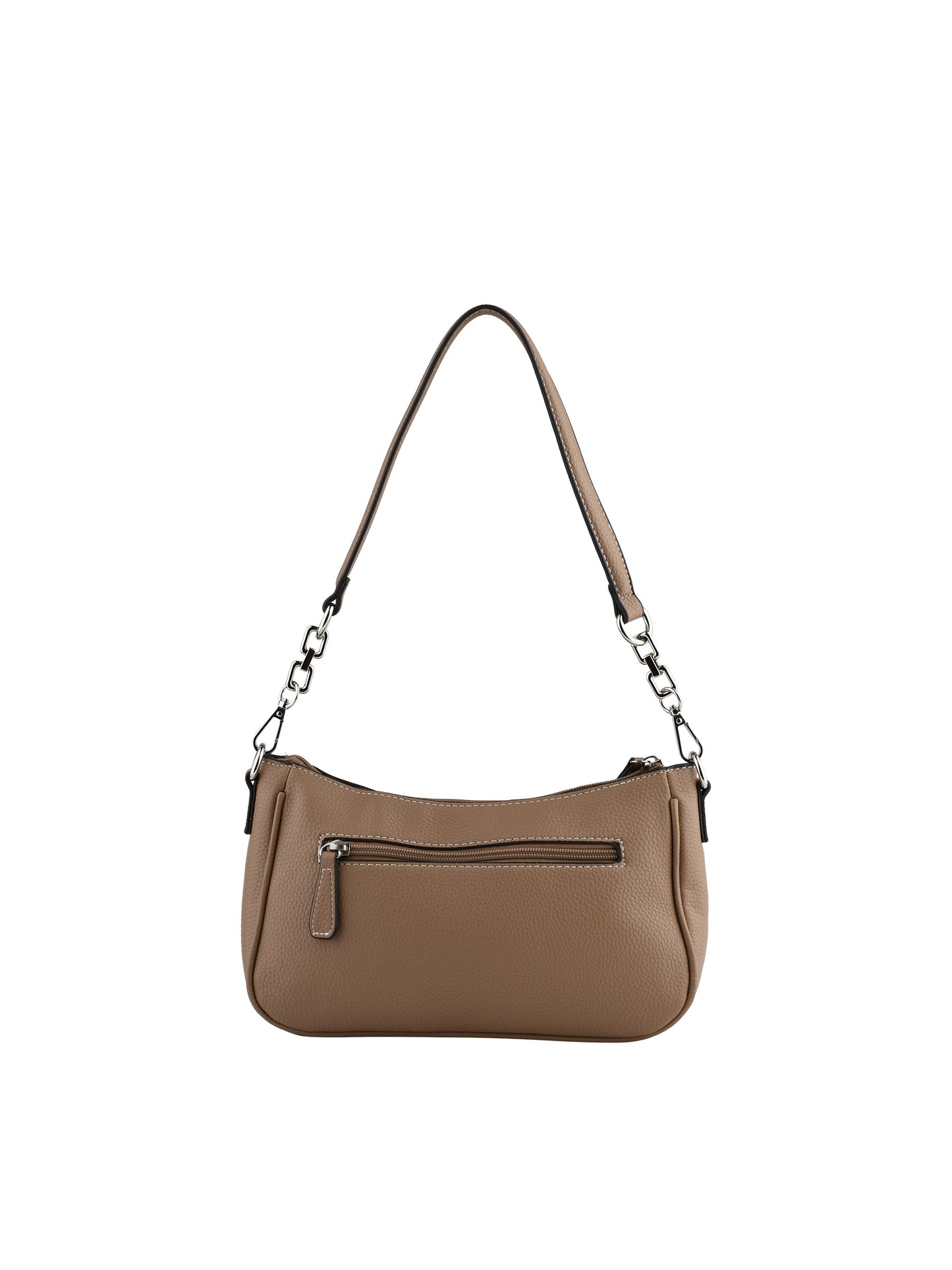Clarence - Sac porté épaule mastic/marron