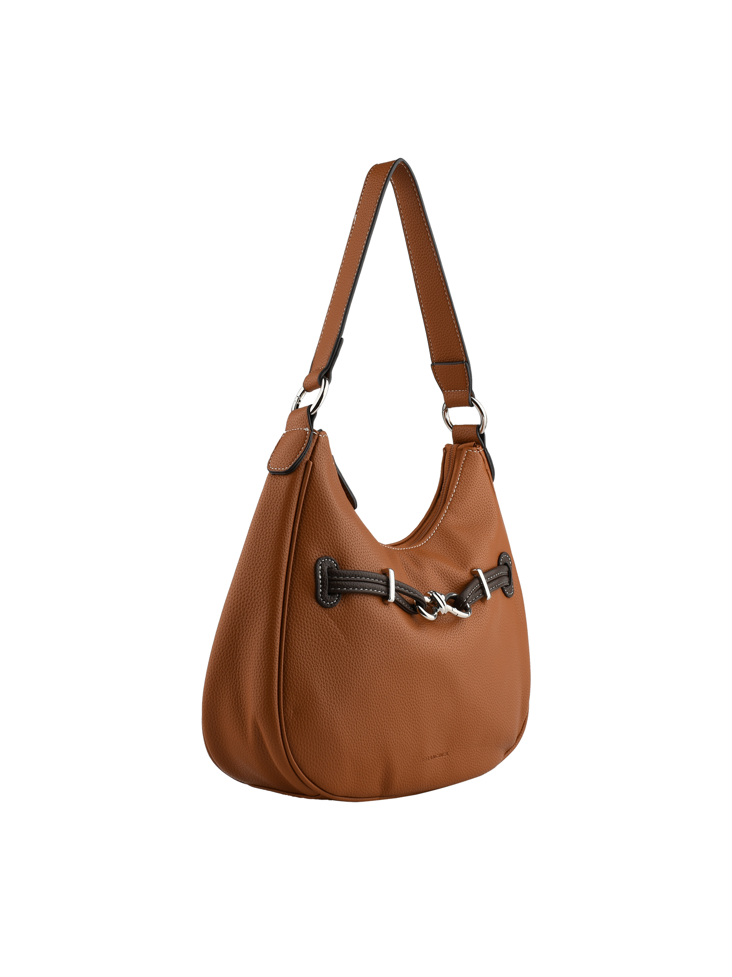 Clarence - Sac porté épaule camel/marron