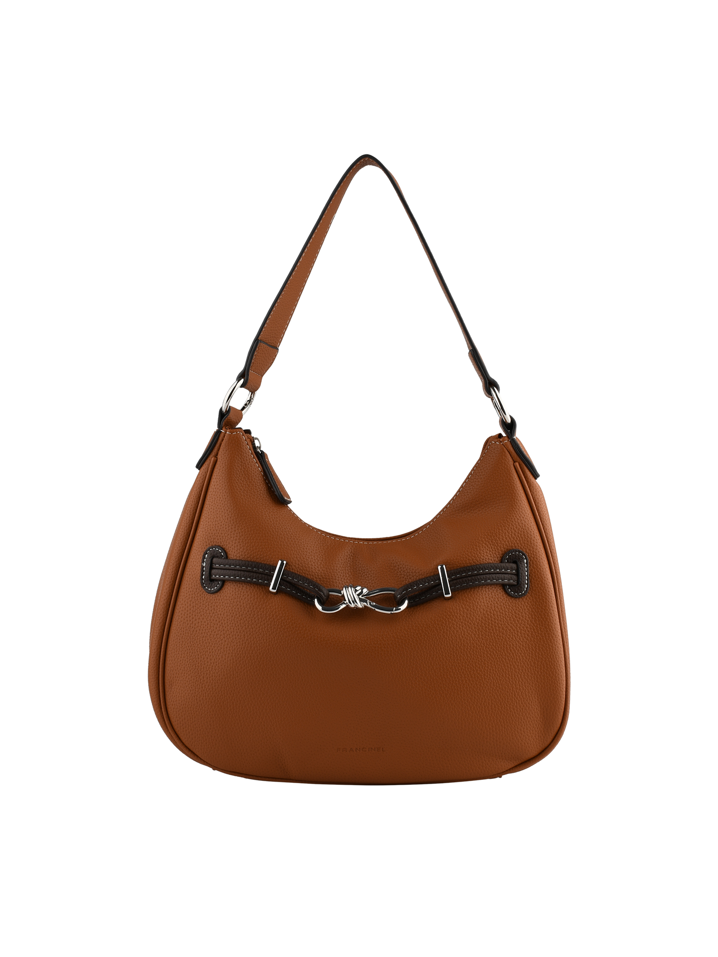 Clarence - Sac porté épaule camel/marron
