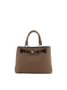 Clarence - Sac porté main mastic/marron