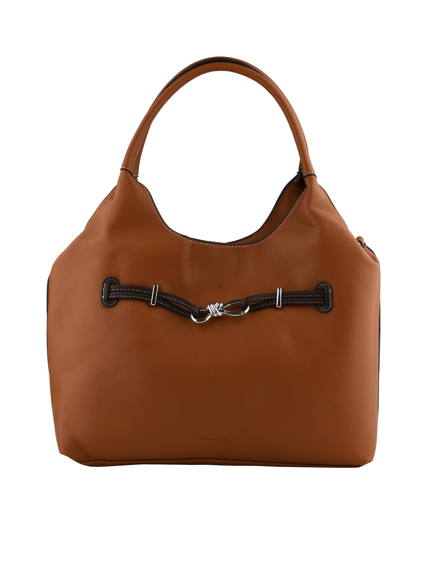Clarence - Sac porté épaule camel/marron