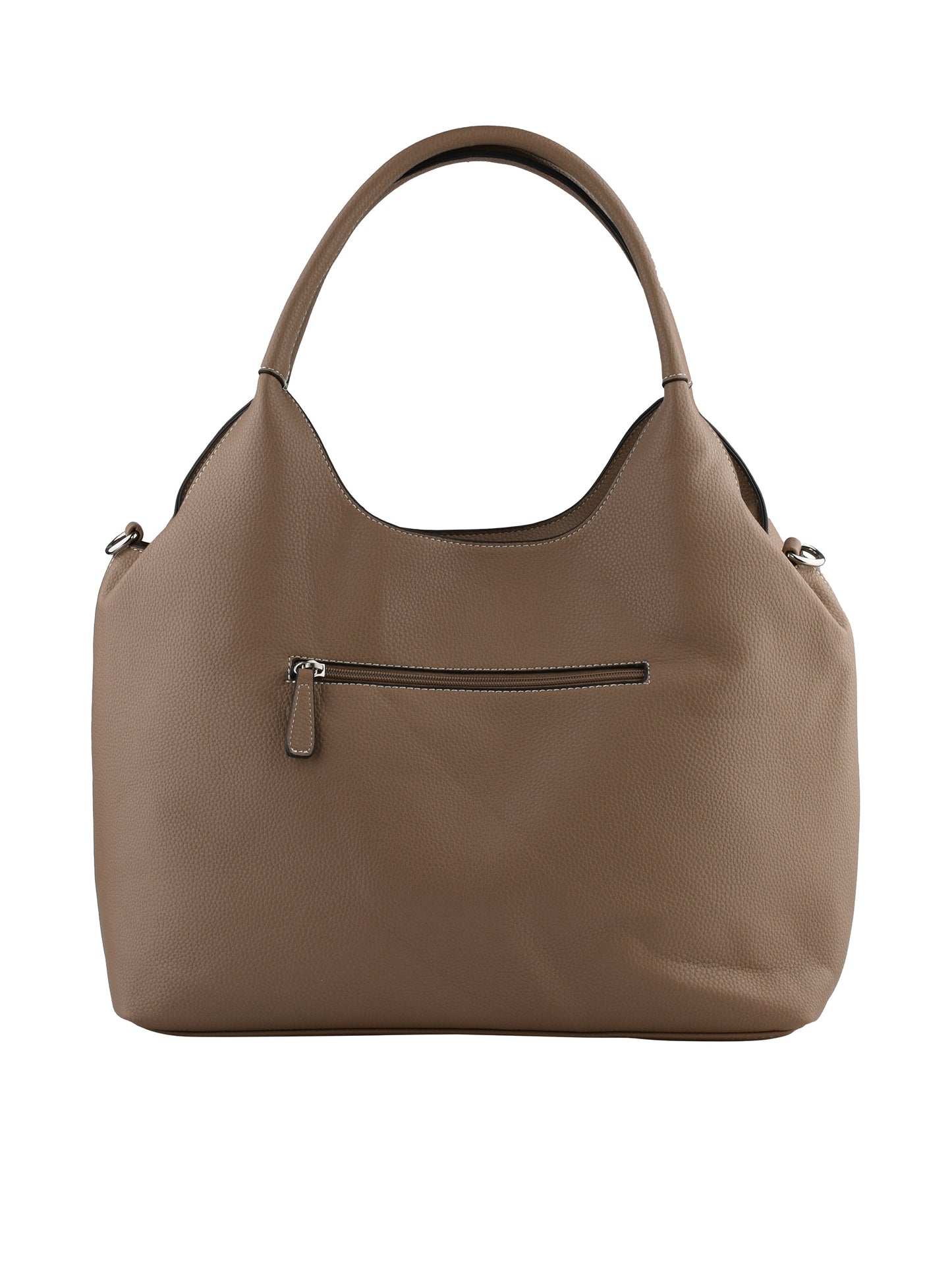 Clarence - Sac porté épaule mastic/marron