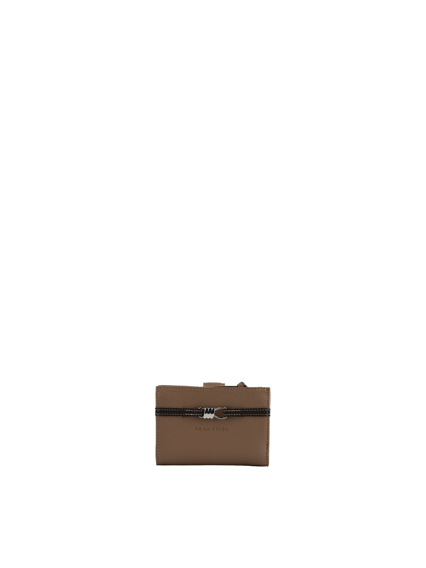 Clarence - Portefeuille mastic/marron