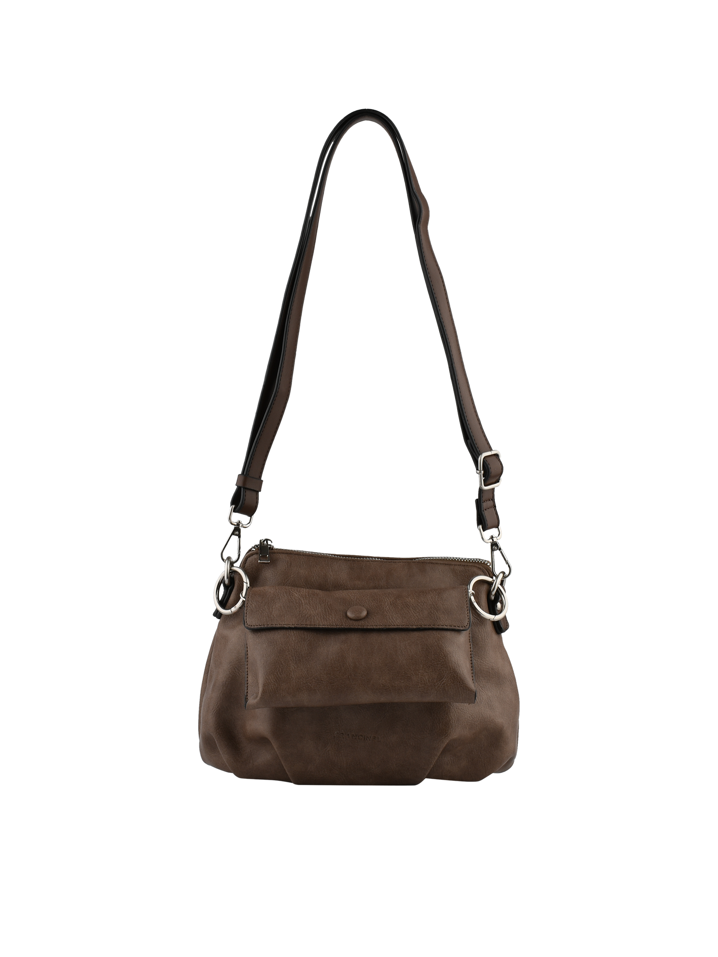 Clémence - Sac porté main chocolat