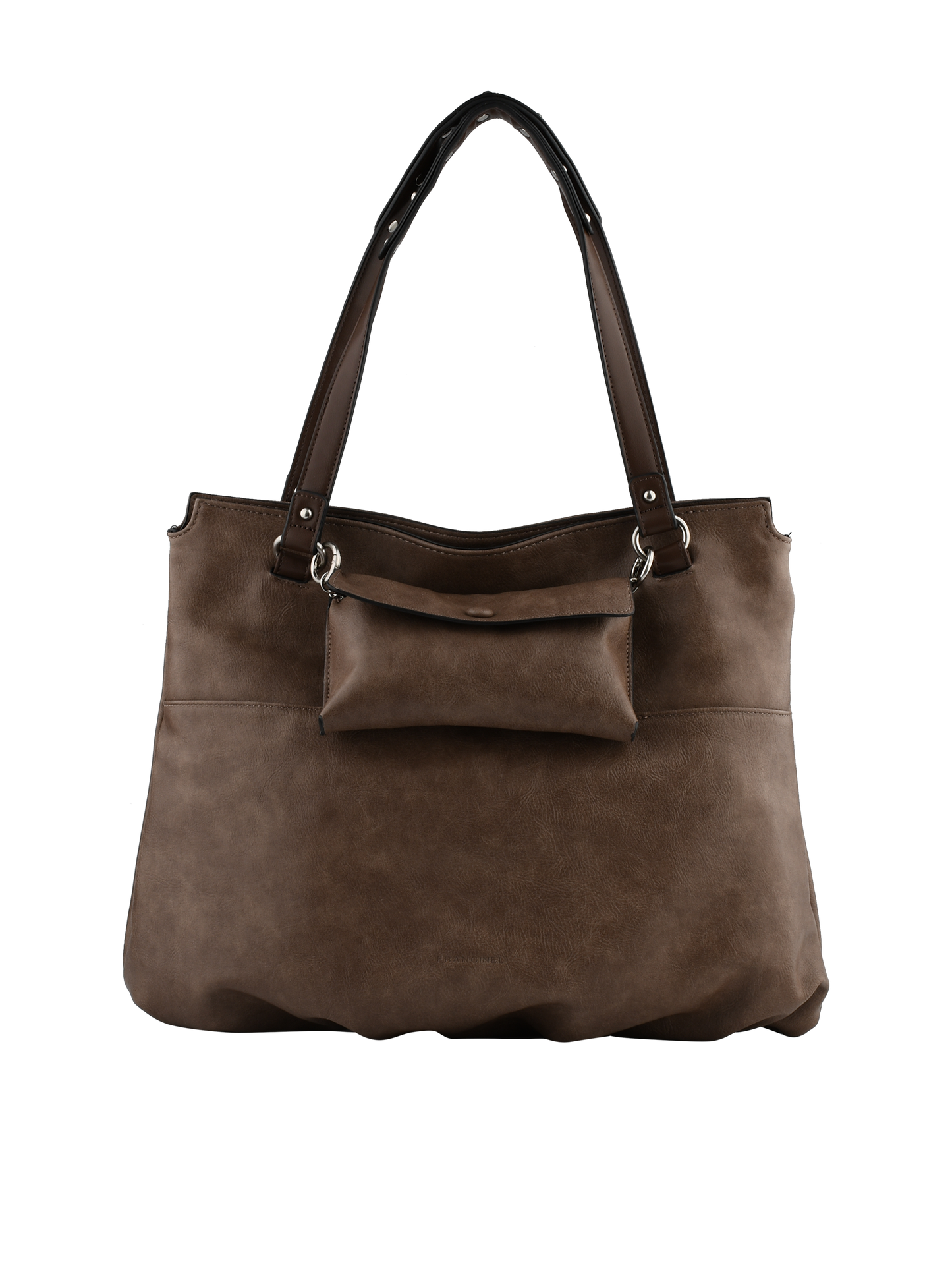 Clémence - Sac porté épaule chocolat