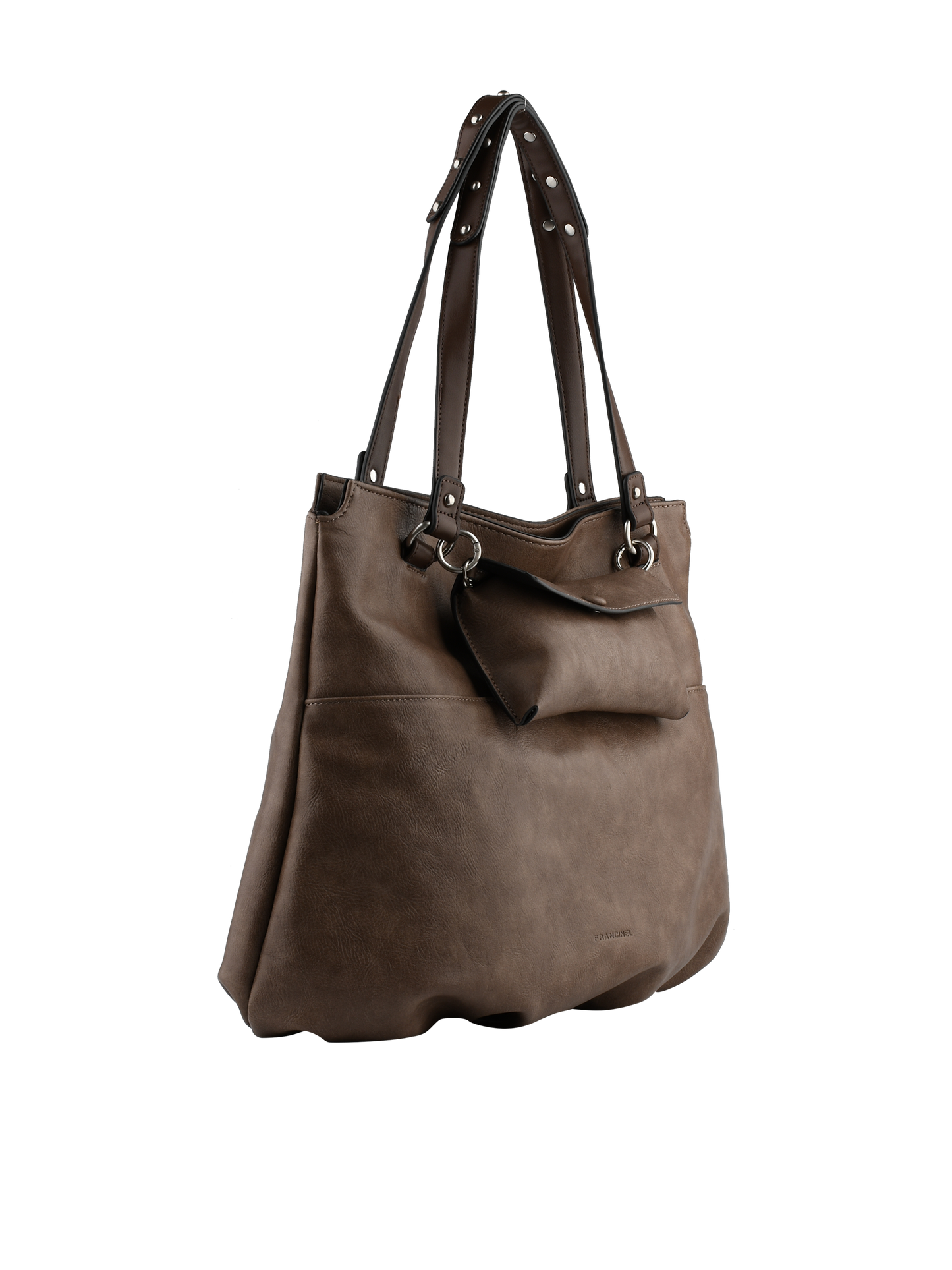 Clémence - Sac porté épaule chocolat