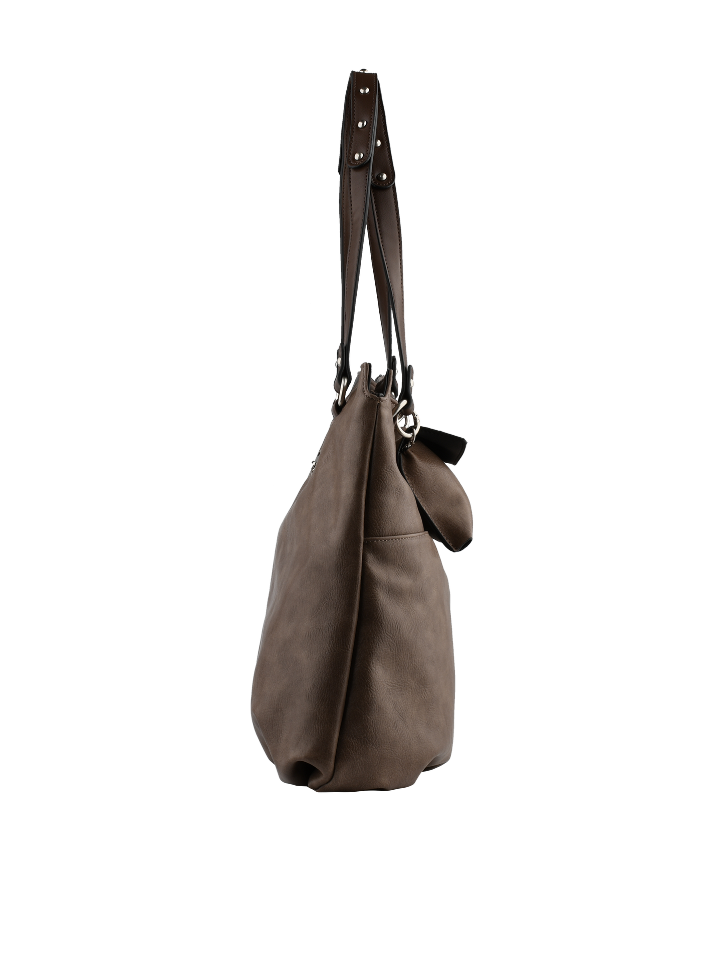 Clémence - Sac porté épaule chocolat
