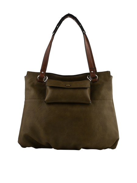 Clémence - Sac porté épaule kaki