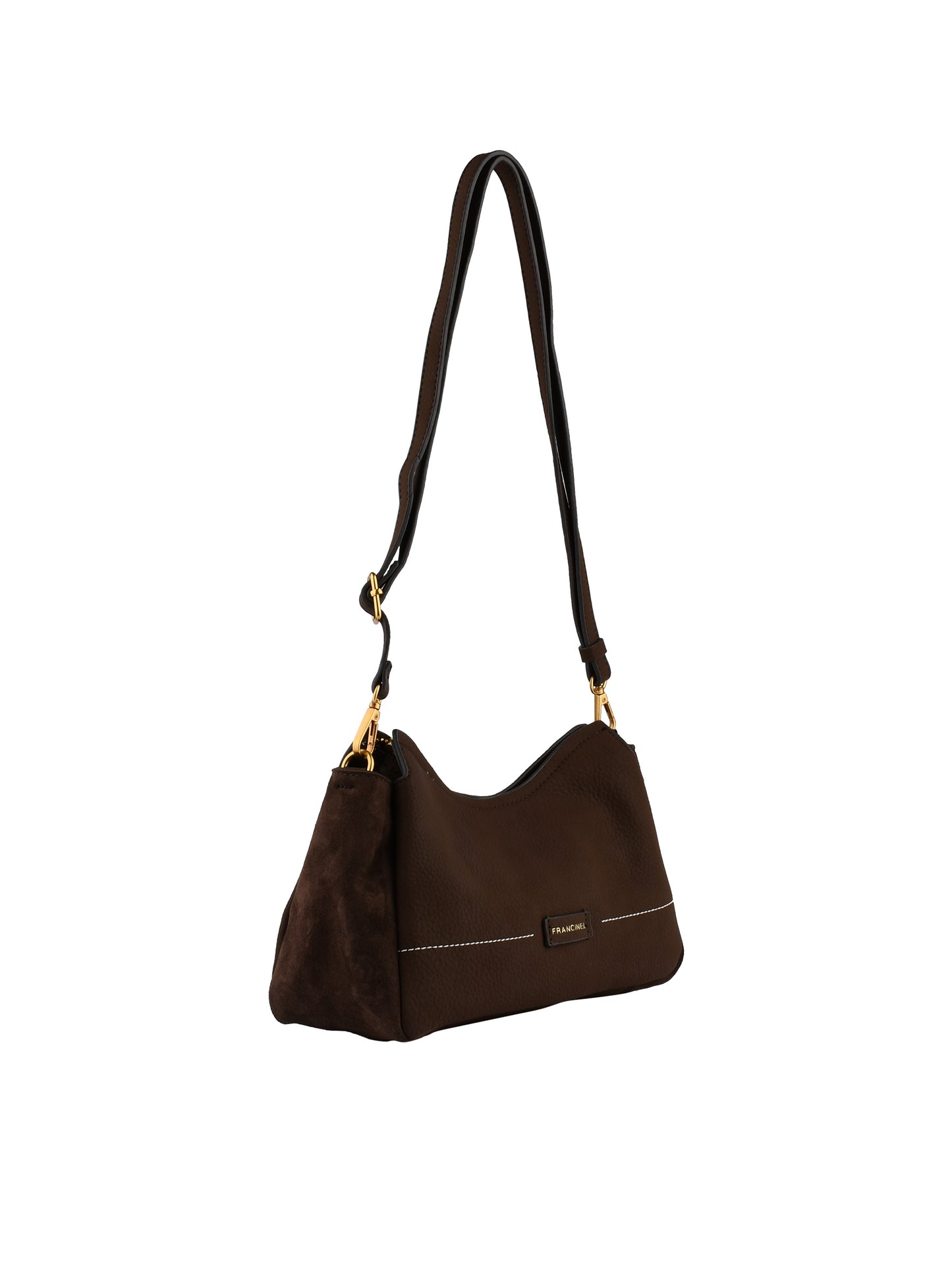 Dominique - Sac porté travers chocolat
