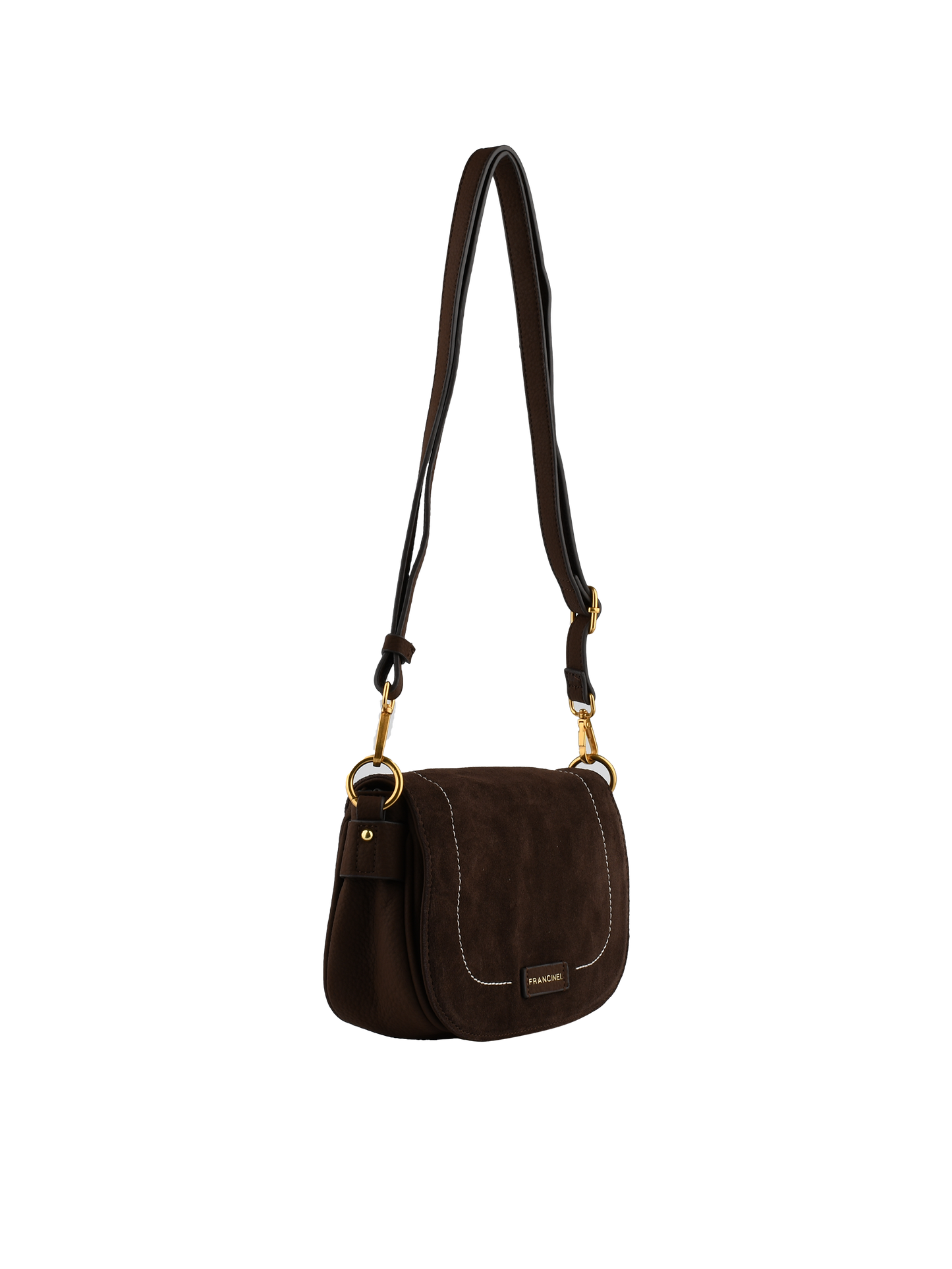 Dominique - Sac porté travers chocolat