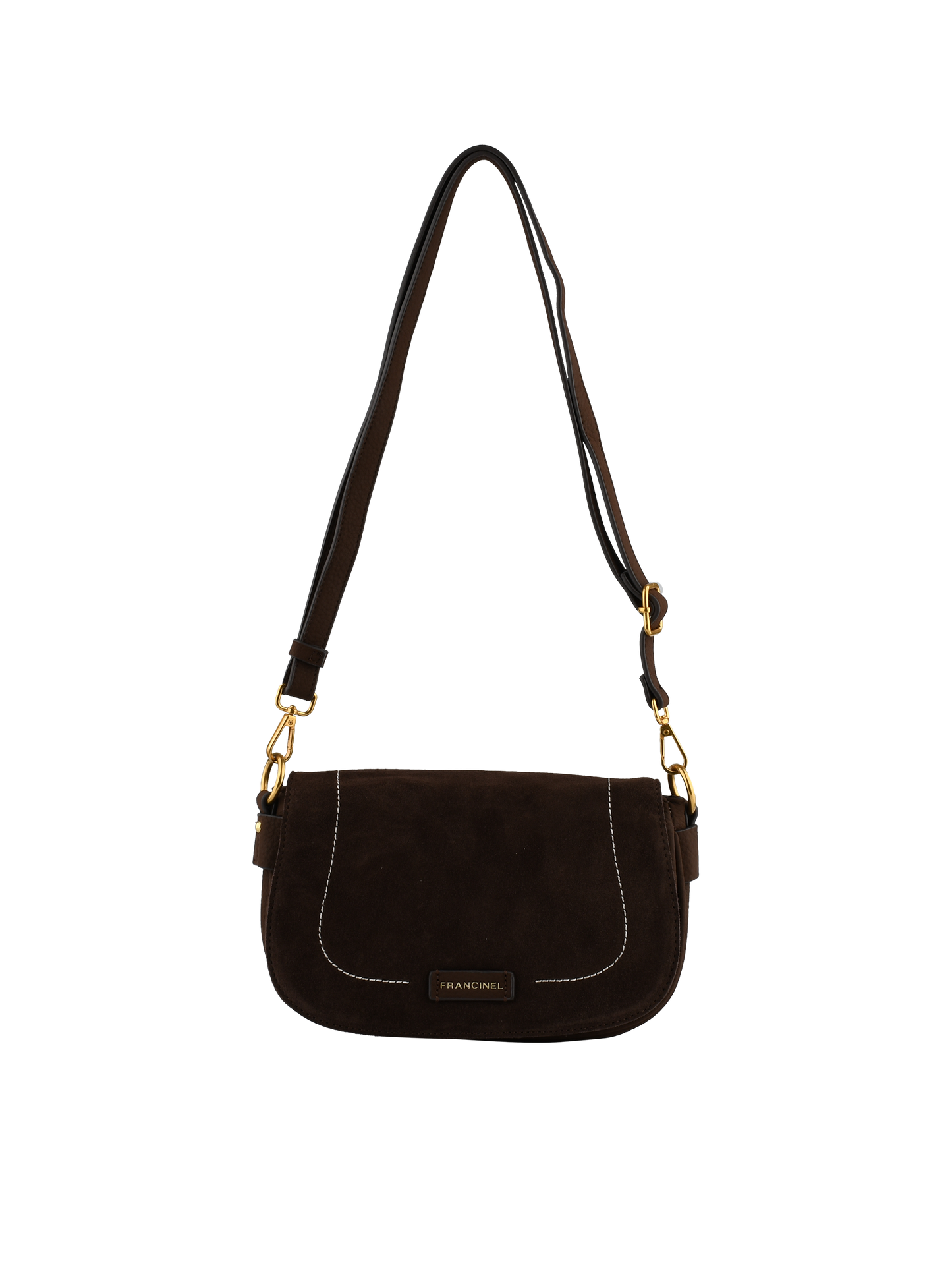Dominique - Sac porté travers chocolat