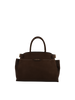 Dominique - Sac porté main chocolat