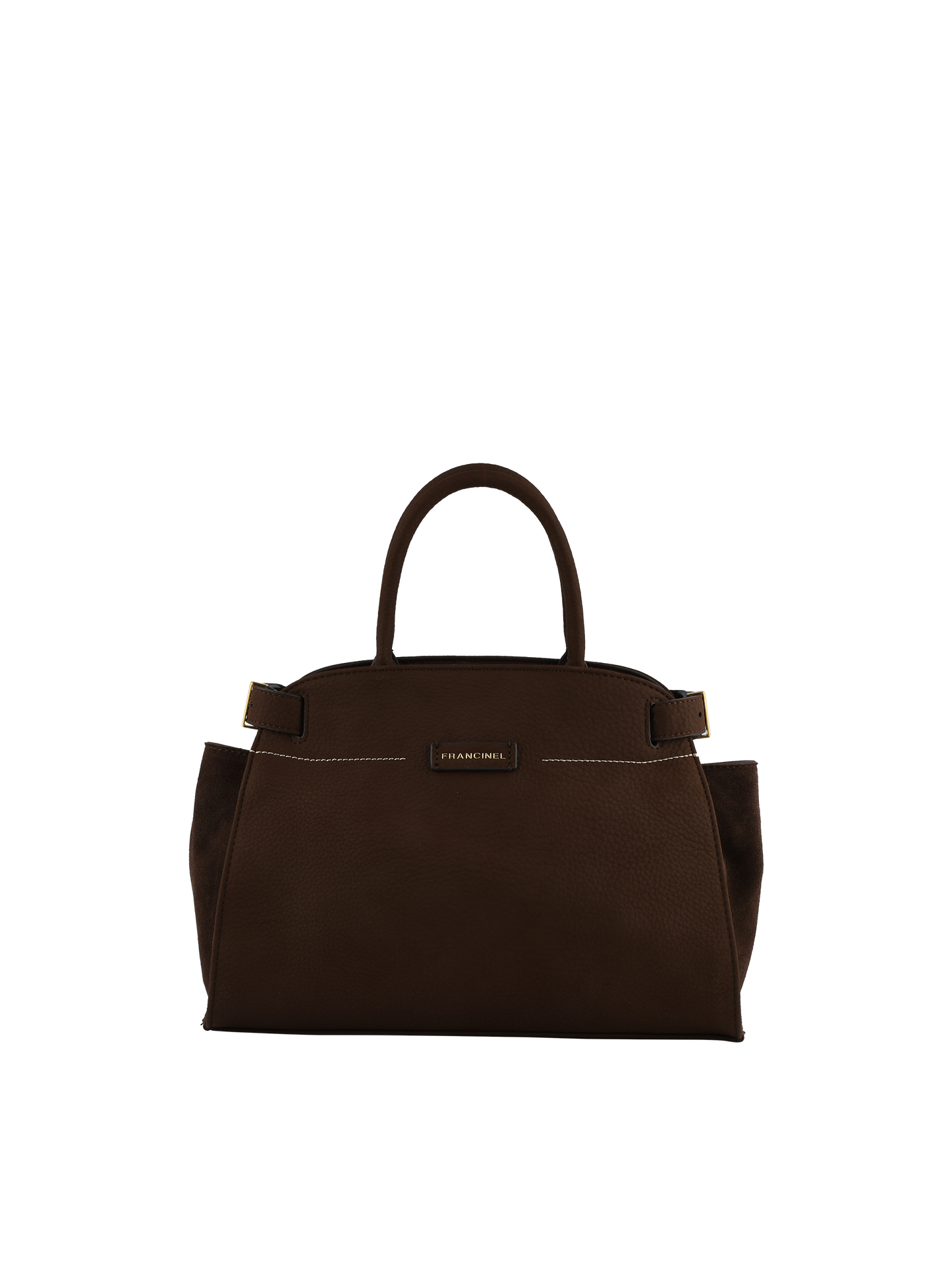 Dominique - Sac porté main chocolat