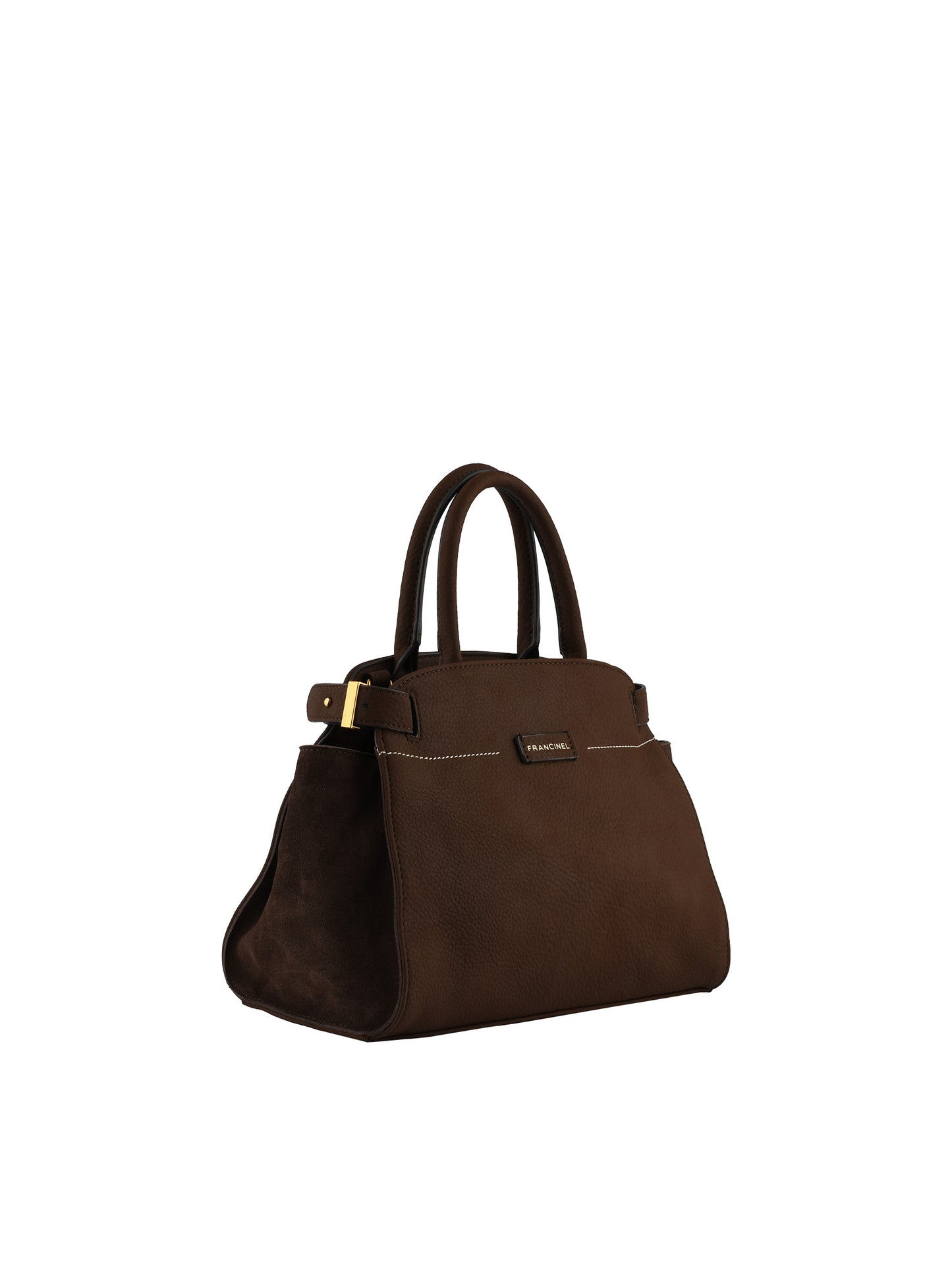 Dominique - Sac porté main chocolat