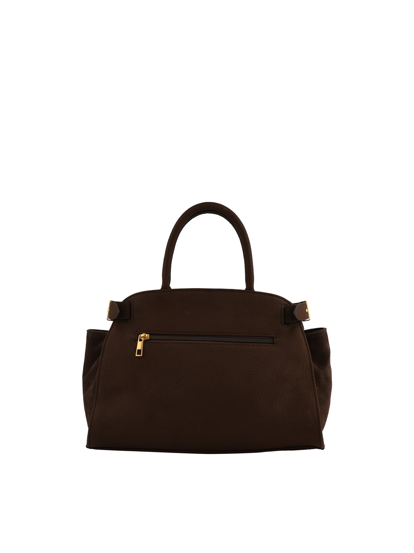 Dominique - Sac porté main chocolat