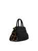 Dominique - Sac porté main noir/girafe