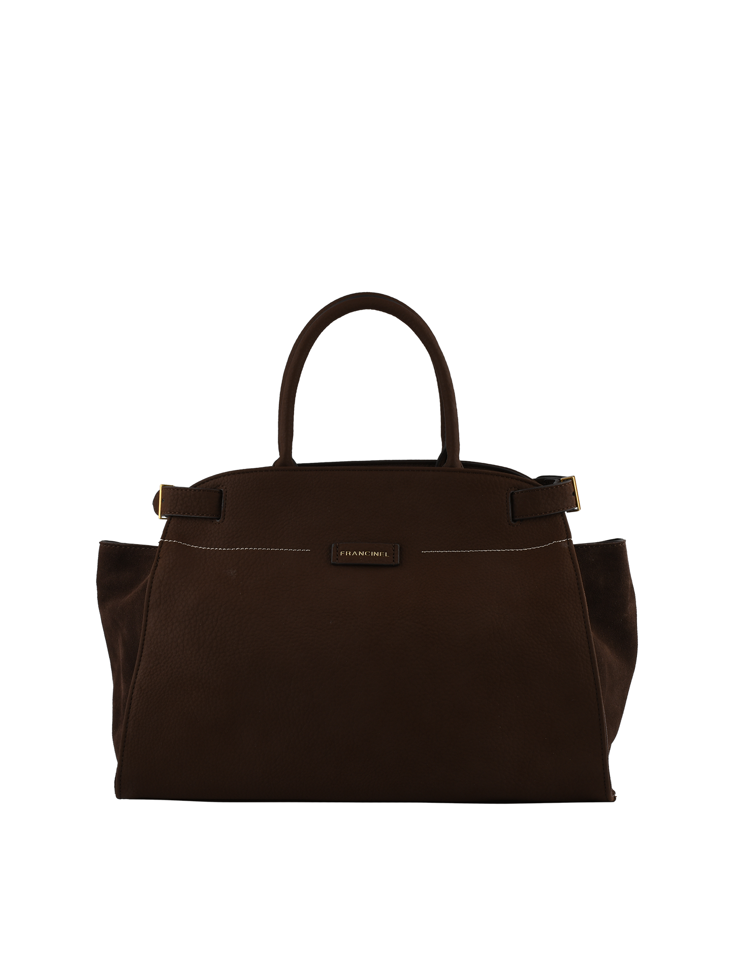 Dominique - Sac porté main chocolat
