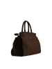 Dominique - Sac porté main chocolat