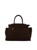 Dominique - Sac porté main chocolat
