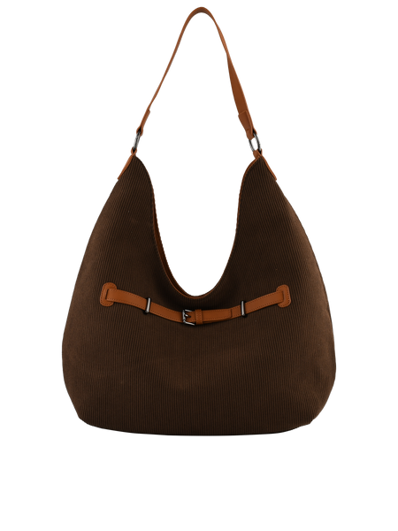 Eve - Sac porté épaule chocolat