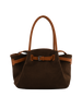 Eve - Sac porté épaule chocolat