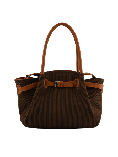 Eve - Sac porté épaule chocolat