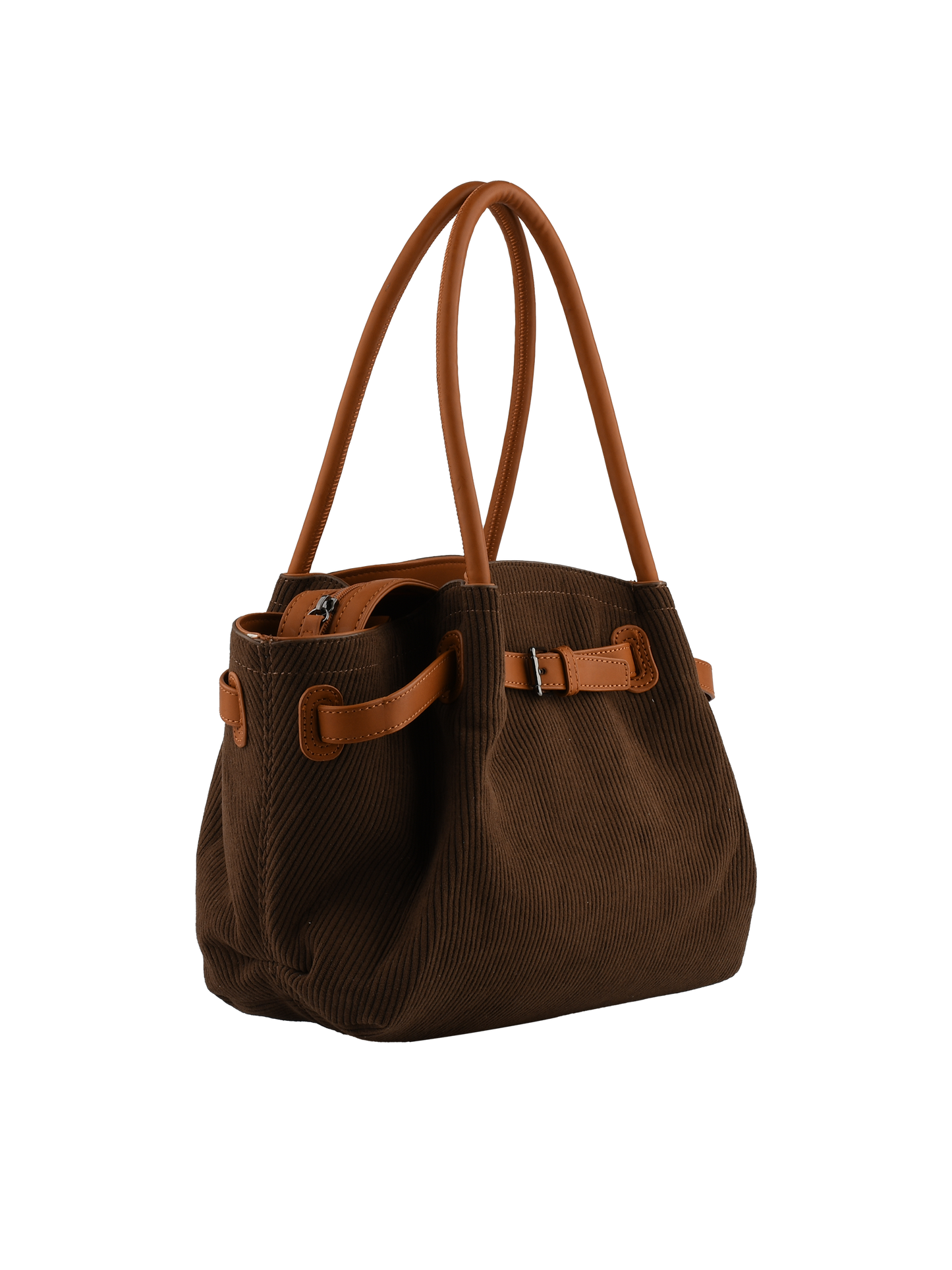 Eve - Sac porté épaule chocolat