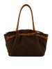 Eve - Sac porté épaule chocolat