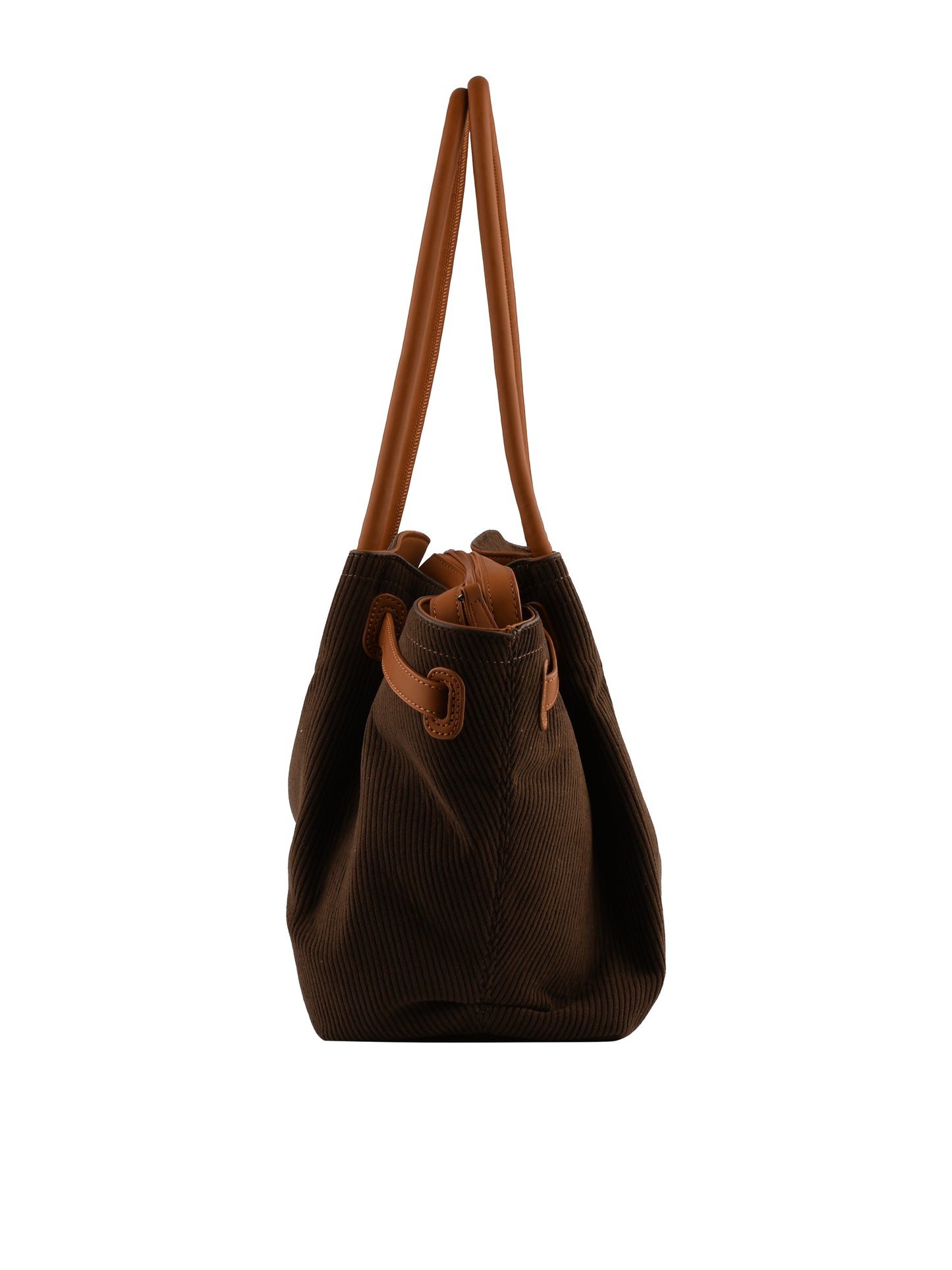 Eve - Sac porté épaule chocolat