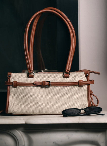 Jana - Sac porté épaule Beige/Camel