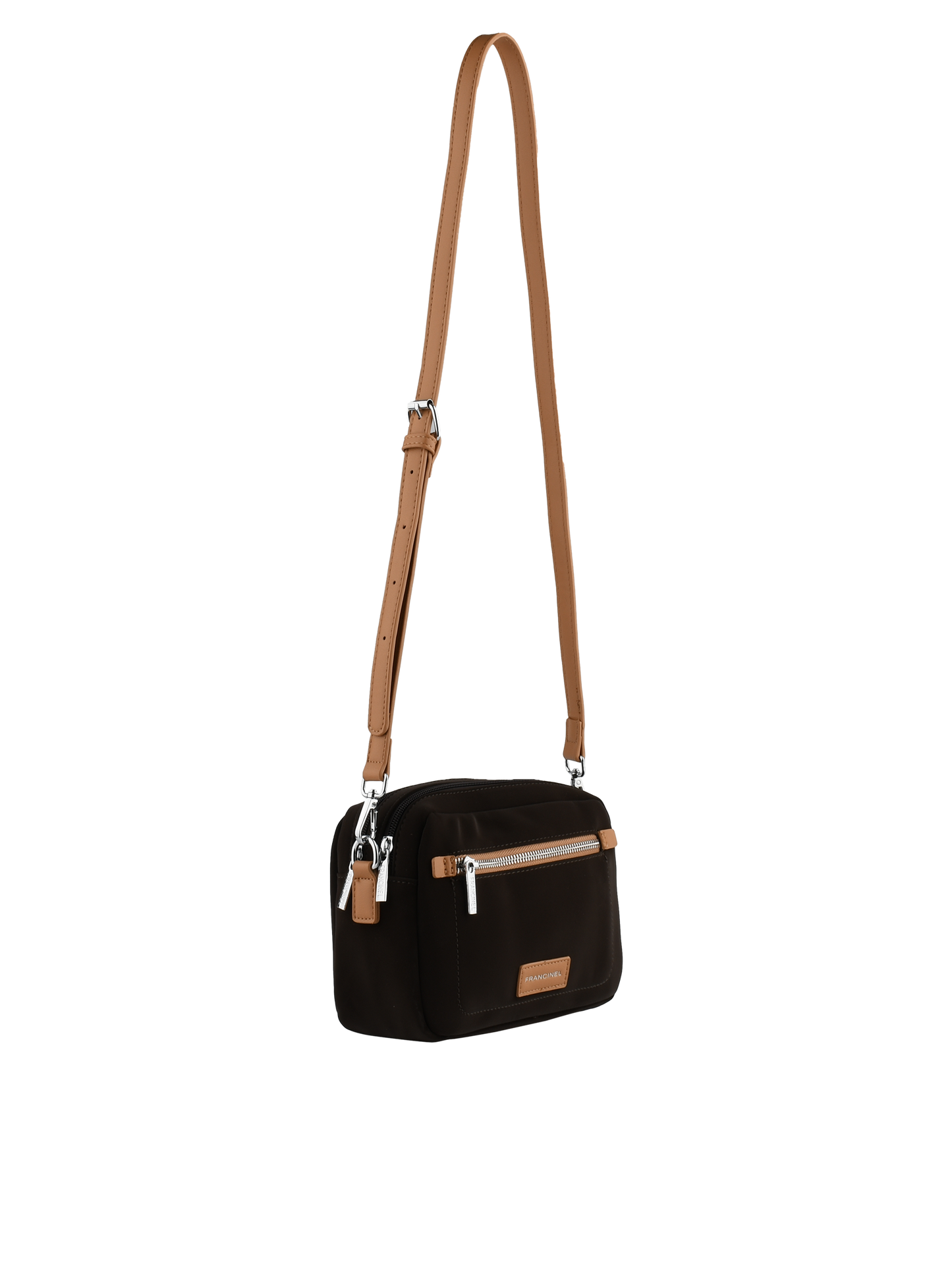 Naema - Sac porté travers chocolat