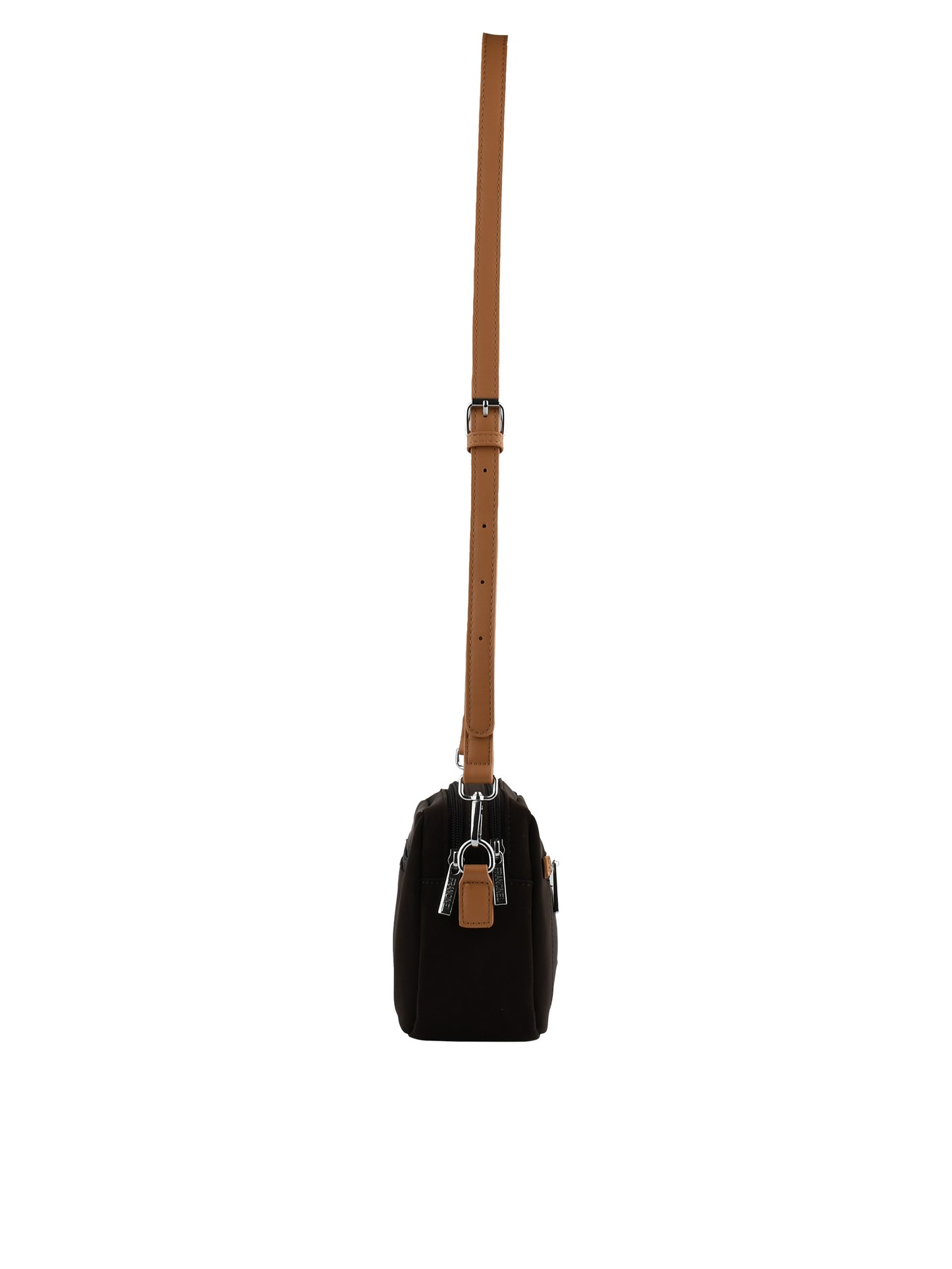 Naema - Sac porté travers chocolat