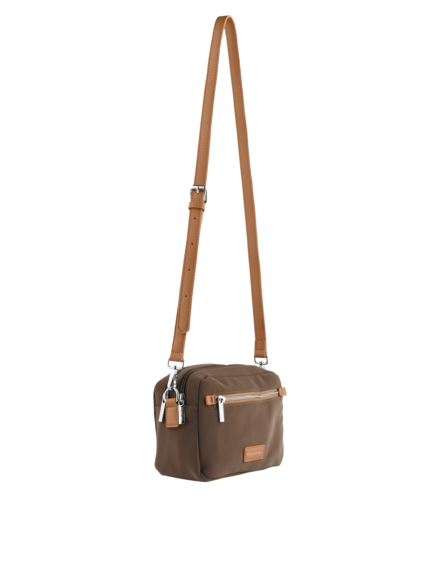Naema - Sac porté travers taupe