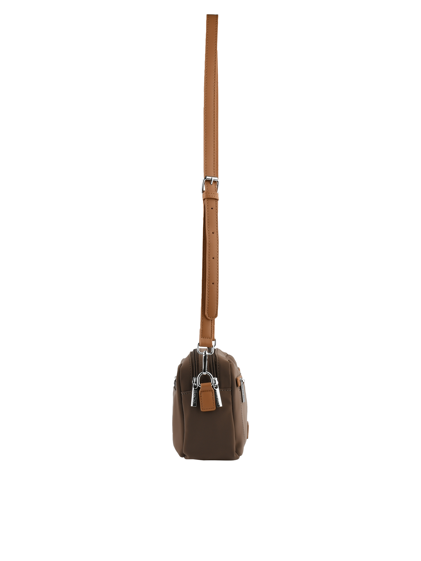 Naema - Sac porté travers taupe