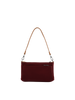 Naema - Sac porté épaule bordeaux