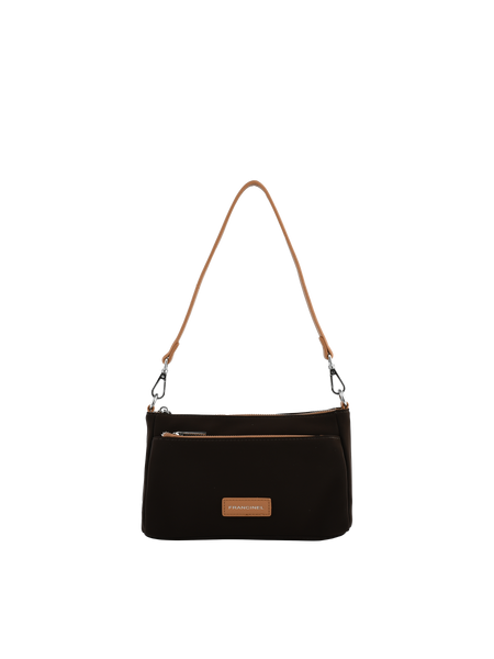Naema - Sac porté épaule chocolat