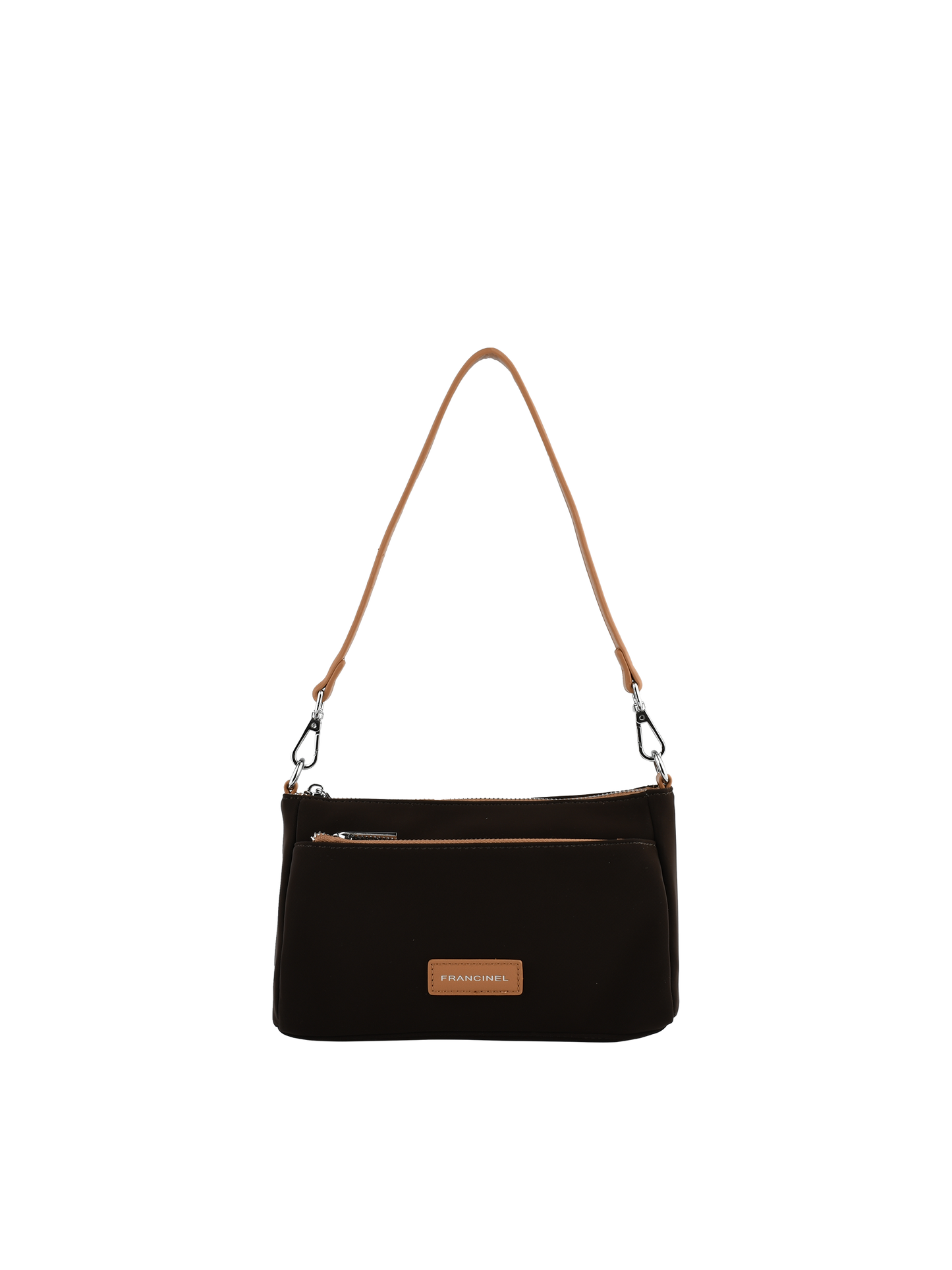 Naema - Sac porté épaule chocolat