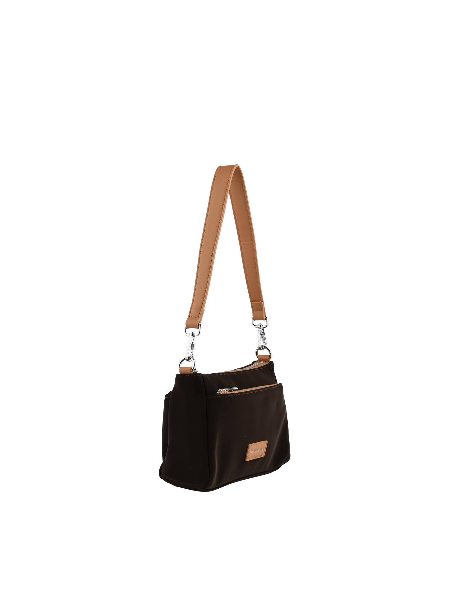 Naema - Sac porté épaule chocolat