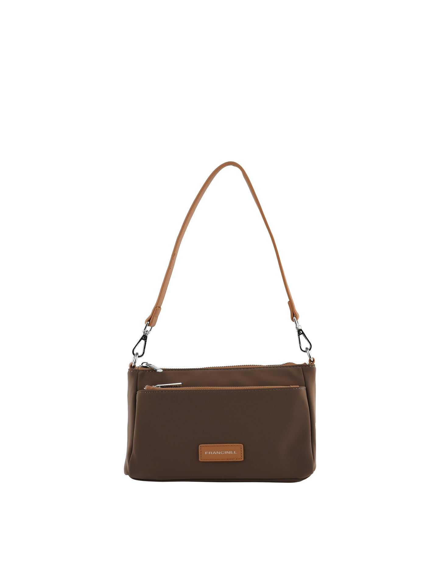 Naema - Sac porté épaule taupe