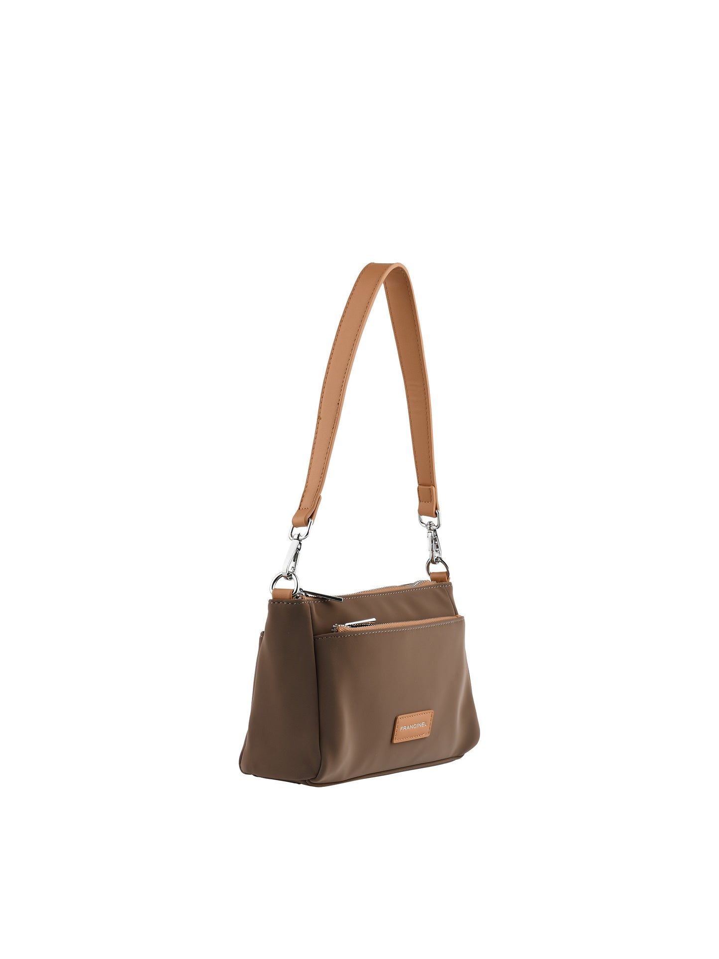 Naema - Sac porté épaule taupe