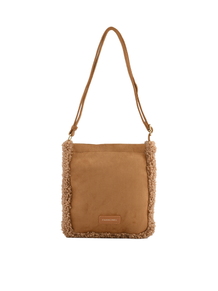 Roselyne - Sac porté travers camel/camel