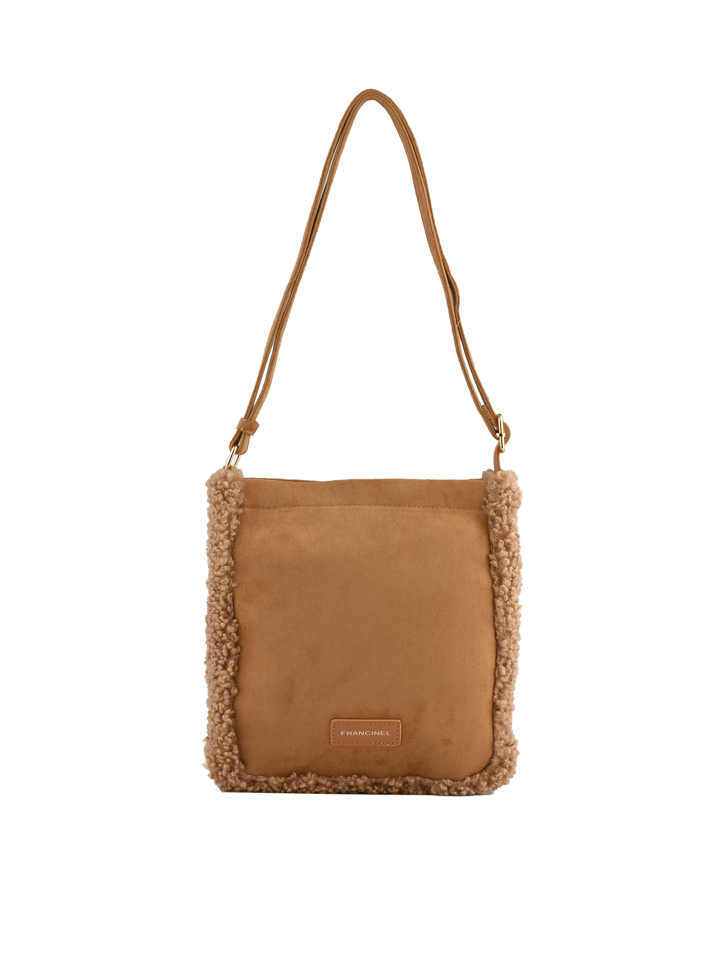 Roselyne - Sac porté travers camel/camel