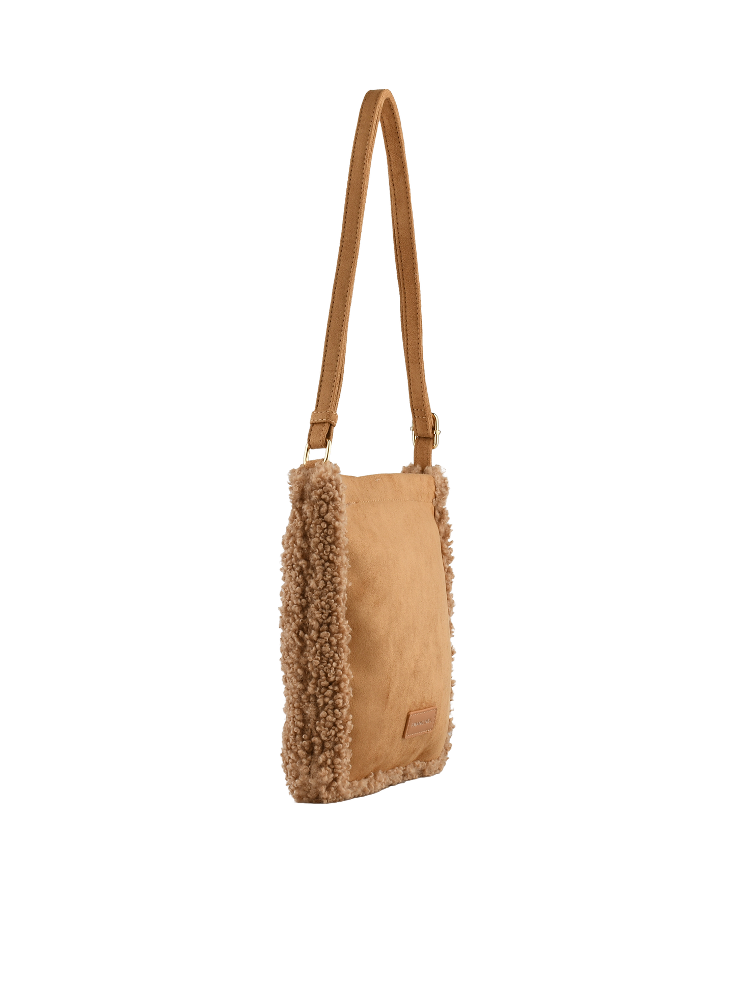 Roselyne - Sac porté travers camel/camel